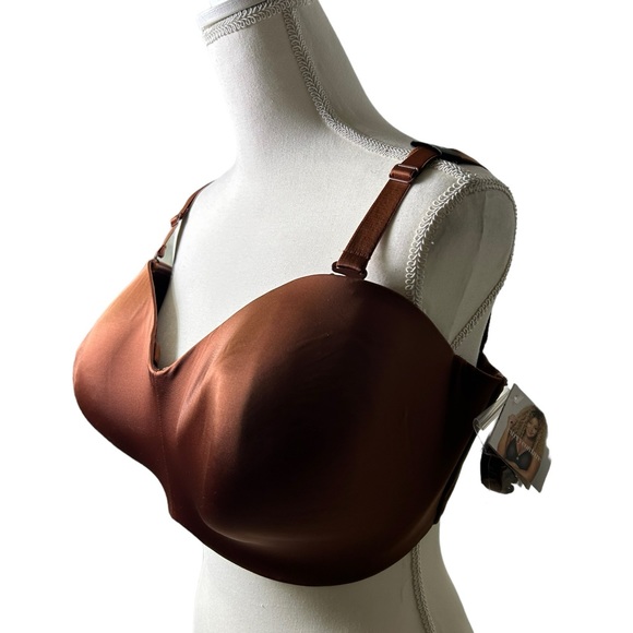 CURVY COUTURE style 1290 smooth strapless multi-way push up underwire bra NWT - Picture 8 of 11